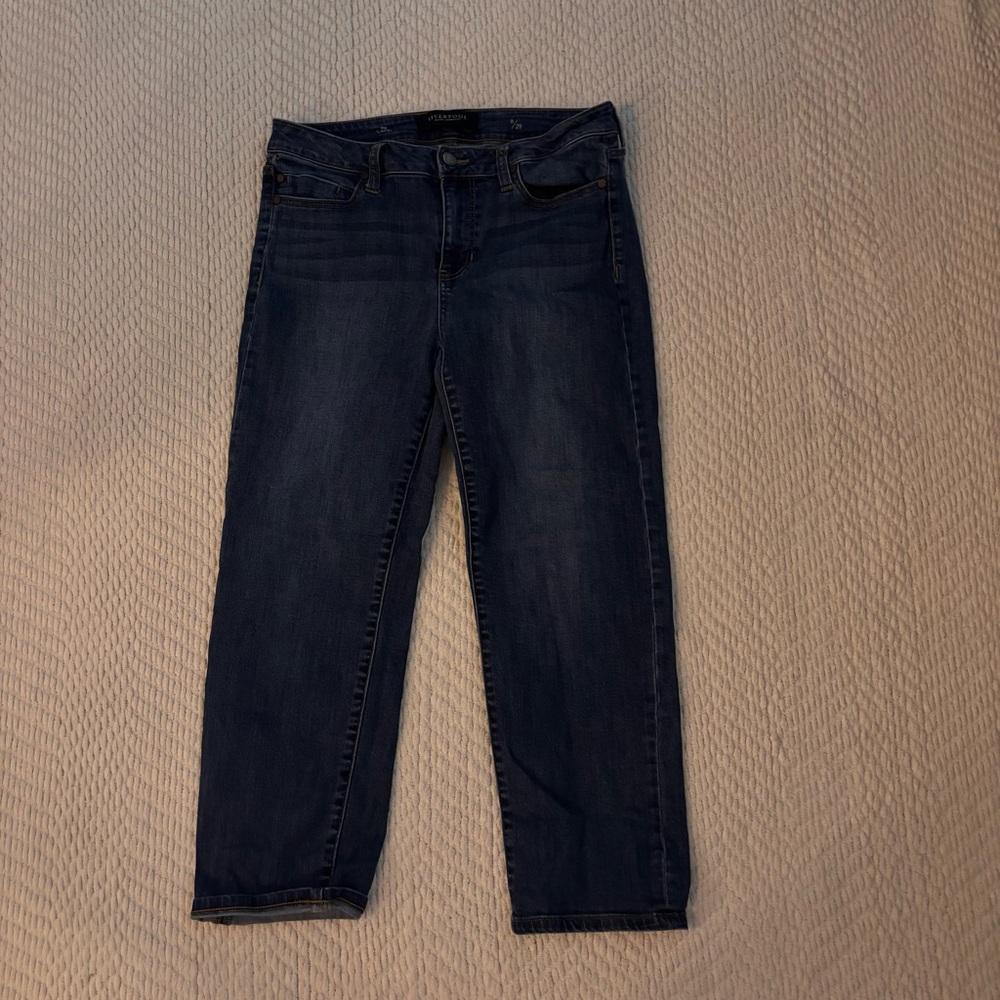 Liverpool Dark Blue Jeans